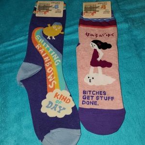 Blue Q fashion socks